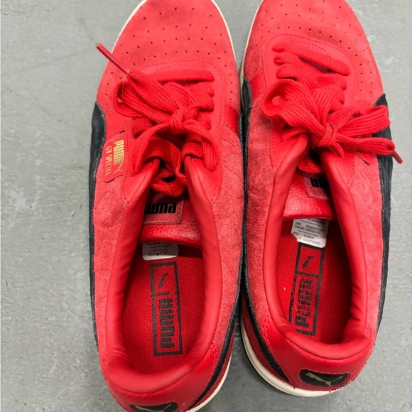 Puma Gv Special Lux Men's 9 Red Suede Lace Up Low Top Sneakers Shoes - Picture 3 of 16